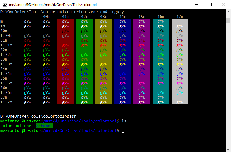 Change the colors of the Windows console - Meziantou's blog