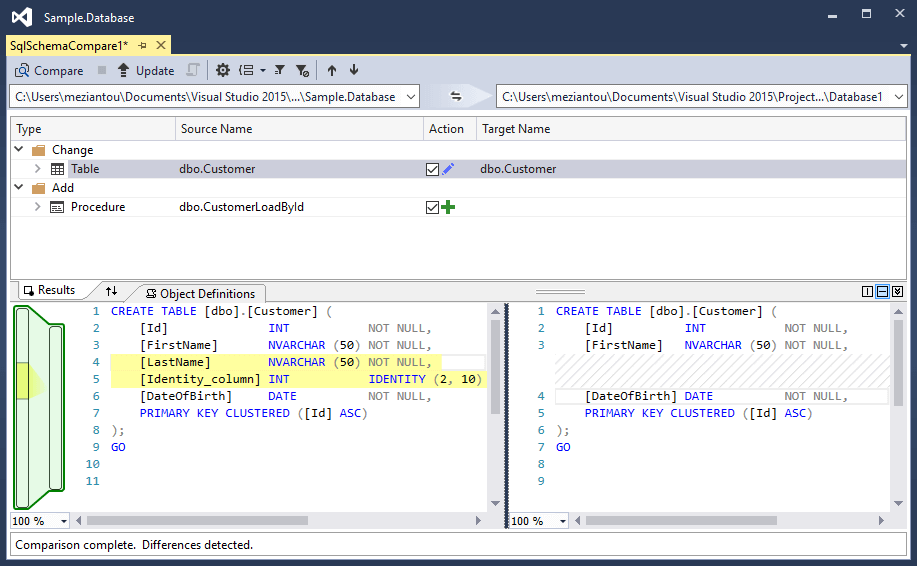 Exploring the SQL Server Database Project in Visual Studio - Meziantou ...