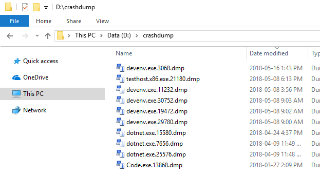 Windows Error Reporting (WER) generated crash dump