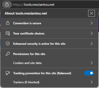 Disable enhanced security for this site
