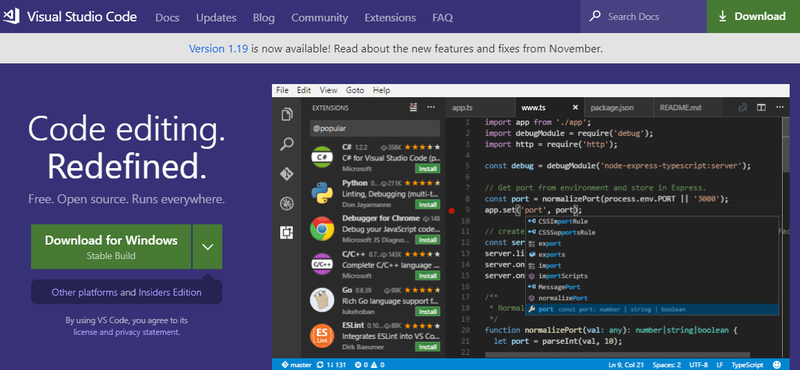 Typescript and Visual Studio Code IDE - Espruino