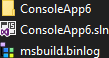 Generated binlog file