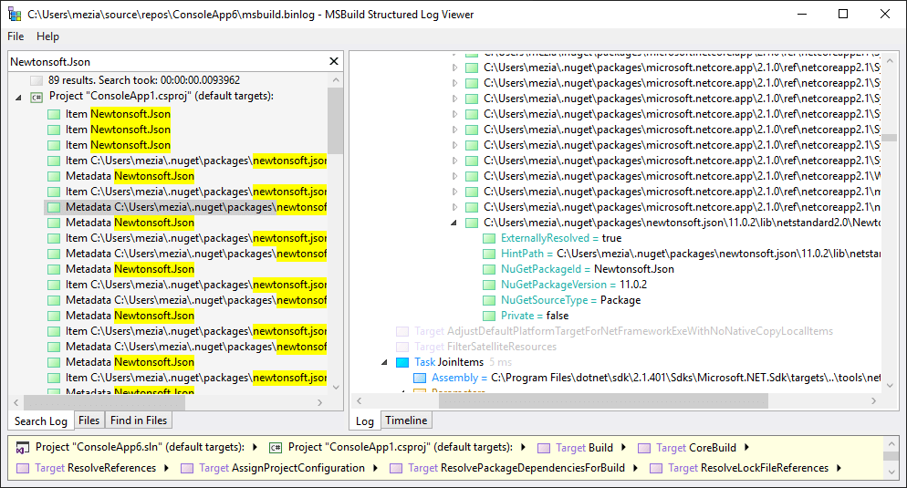 Search specific data in the binary log