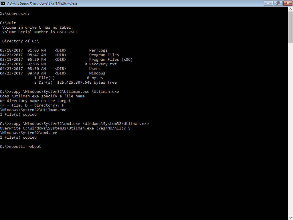 Administrator C Windows System32 Cmd Exe